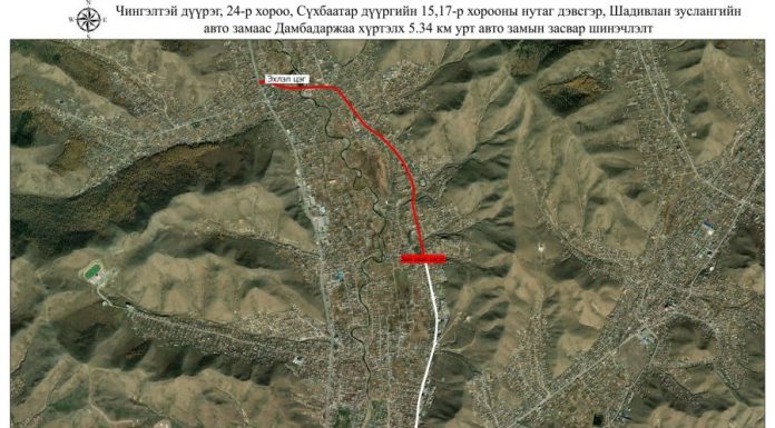 Шадивлан зуслангийн авто замыг хааж, шинэчилж байна