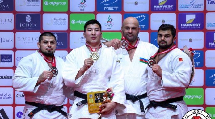 Монголын жүдочид Абу Дабигийн “Их дуулга”-аас гурван медаль хүртлээ