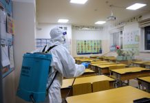 Нийслэлийн 182 сургуульд ариутгал халдваргүйжүүлэлт хийж эхэллээ