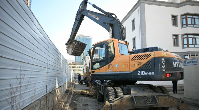 “Ривер гарден” хотхон орчмын хөрсний усны шугам шинэчлэлийн ажил 90 хувьтай байна